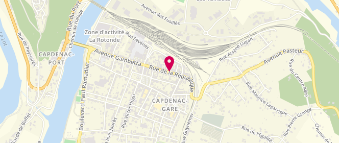 Plan de CABRIT Philippe, 35 Rue de la République, 12700 Capdenac-Gare