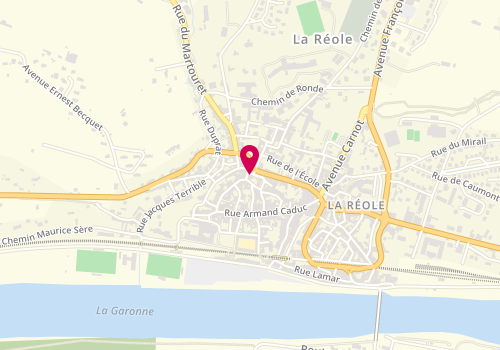 Plan de Pelletier Rosabell, 6 Place Georges Chaigne, 33190 La Réole