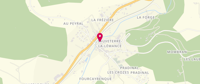 Plan de Boulangerie du Pont, Le Bourg, 47500 Sauveterre-la-Lémance