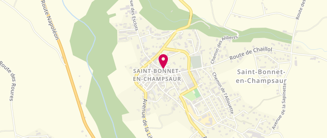 Plan de La Mie du Champsaur, 15 Rue Saint-Eusèbe, 05500 Saint-Bonnet-en-Champsaur