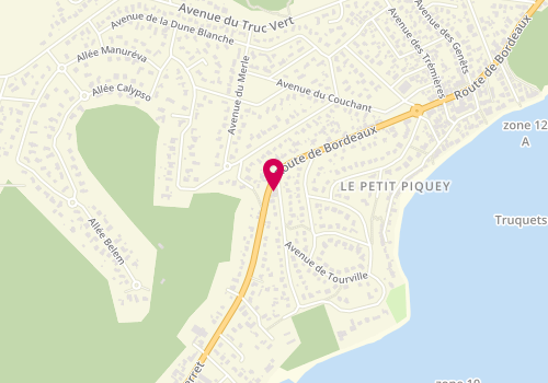 Plan de Eden Gourmands Chez Pat A Chou, 64 Route de Bordeaux, 33950 Lège-Cap-Ferret