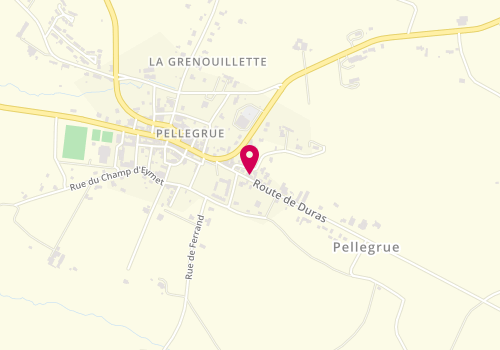 Plan de La Mie France, 18 Route de Duras, 33790 Pellegrue