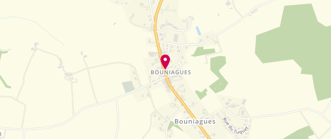 Plan de Boulangerie Boursaud, Lieu Dit le Bourg, 24560 Bouniagues