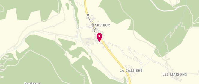 Plan de Boulangerie Patisserie de la Roche, 17 Chemin de la Roche, 05350 Arvieux