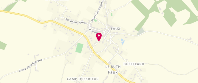 Plan de Fournil de Faux, Le Bourg, 24560 Faux