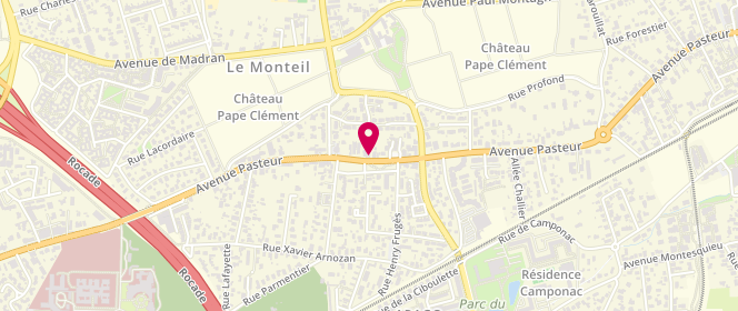 Plan de Boulangerie du Monteil, 202 Bis avenue Pasteur, 33600 Pessac