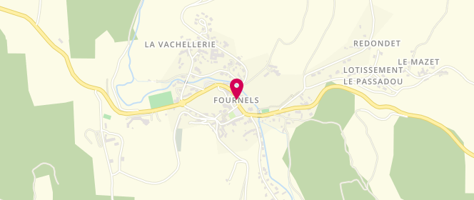 Plan de BUFFIERE Michel, Place Foirail, 48310 Fournels