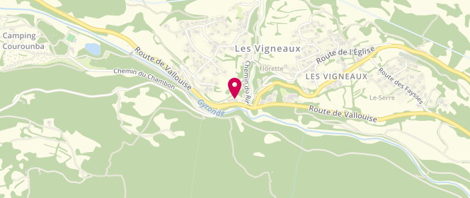 Plan de Le Fournil des écrins, 336 Route de Vallouise, 05120 Les Vigneaux