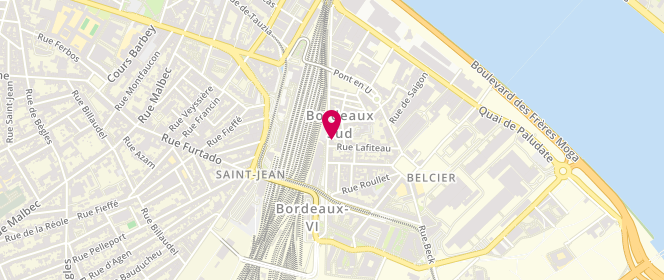 Plan de Le Fournil de Belcier, 96 Rue des Terres de Borde, 33800 Bordeaux
