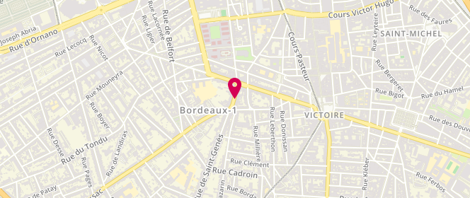 Plan de Jh, 18 Rue Edmond Costedoat, 33000 Bordeaux