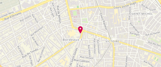 Plan de La fournée de Balam, 13 Rue Edmond Costedoat, 33000 Bordeaux