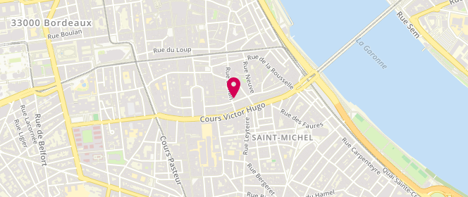 Plan de La Boulangerie des Amis, 15 Rue Teulère, 33000 Bordeaux