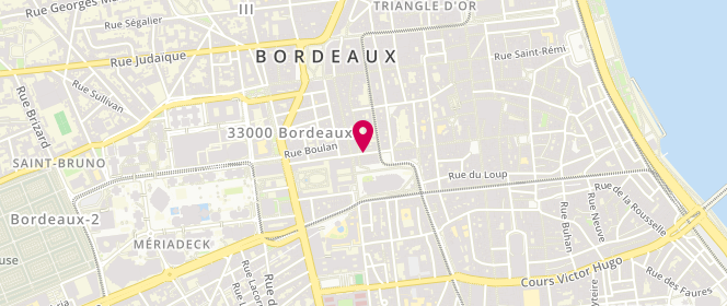 Plan de Le Boulanger de l'Hôtel de Ville Jocteur, 76 Rue 3 Conils, 33000 Bordeaux