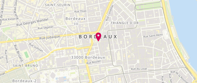 Plan de Baillardran, 111 Rue de la Prte Dijeaux, 33000 Bordeaux