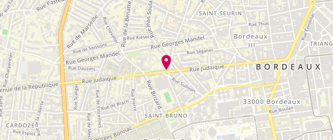 Plan de Boulangerie Maison Lamour Judaïque, 157 Rue Judaïque, 33000 Bordeaux