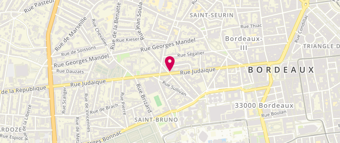 Plan de Le Blé en Herbe, 145 Rue Judaïque, 33000 Bordeaux