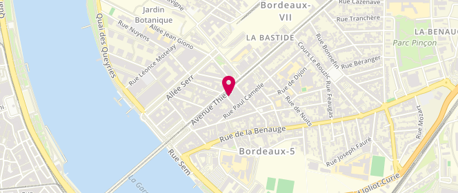 Plan de Le Pain de Bastide, 53 avenue Thiers, 33100 Bordeaux