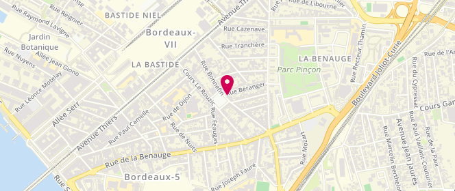 Plan de Le Labo, 62 Rue Bonnefin, 33100 Bordeaux