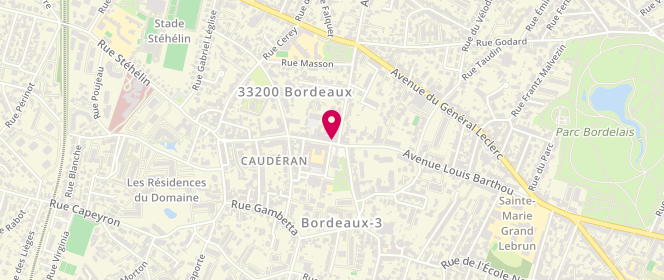 Plan de Maison Petit Jamoneau, 153 avenue Louis Barthou, 33200 Bordeaux