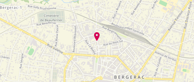 Plan de Boulangerie Mathon, 40 Rue Saint-Martin, 24100 Bergerac