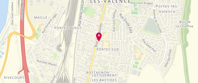 Plan de Gourmandises & cie, 115 Rue Jean Jaurès, 26800 Portes-lès-Valence