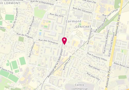 Plan de Patisserie Istanbul, 146 Rue des Gravières, 33310 Lormont