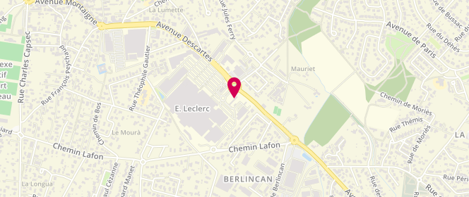 Plan de Baillardran, Centre Commercial Leclerc
34 avenue Descartes, 33160 Saint-Médard-en-Jalles