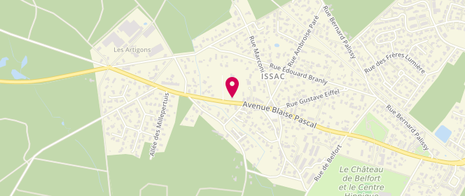 Plan de Le Fournil d'Issac, 95 Bis avenue Blaise Pascal, 33160 Saint-Médard-en-Jalles