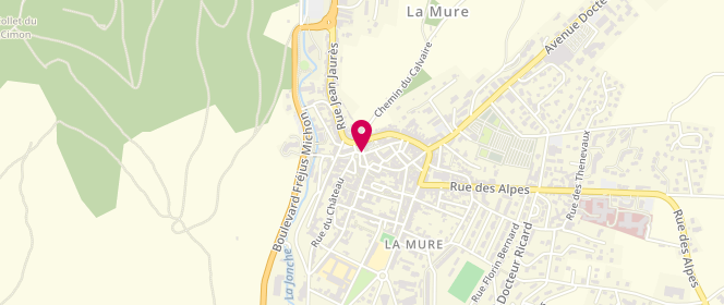 Plan de Boulangerie Latreme au Pain du Berger, 13 Rue Sur la Croix Blanche et N 5 Rue Magdeleine, 38350 La Mure