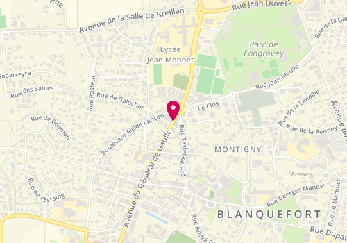 Plan de Le Fournil d'Alex, 27 avenue du Général de Gaulle, 33290 Blanquefort