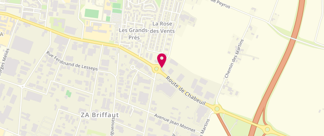 Plan de Guillaume le Boulanger la Boutique, 457 avenue de Chabeuil, 26000 Valence
