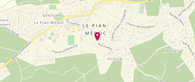 Plan de Boulangerie Blé a Ba, 463 Rue Pasteur, 33290 Le Pian-Médoc