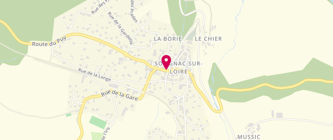 Plan de Boulangerie-pâtisserie Les Délices, 20 Rue Loire, 43370 Solignac-sur-Loire