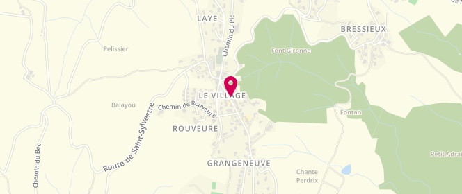 Plan de Boulangerie Artisanale Feraton, 95 Route du Belvédère, 07130 Saint-Romain-de-Lerps
