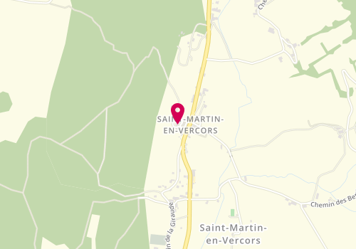 Plan de Le Fournil de Saint Martin, 3 Place du Lavoir, 26420 Saint-Martin-en-Vercors
