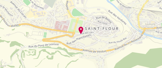 Plan de Pain d' Sucre, 65 Rue des Lacs, 15100 Saint-Flour