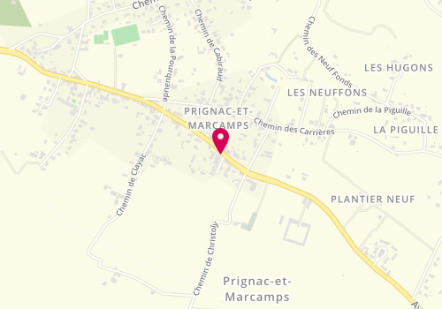 Plan de Le Fournil Prignacais, 69 avenue des Côtes de Bourg, 33710 Prignac-et-Marcamps