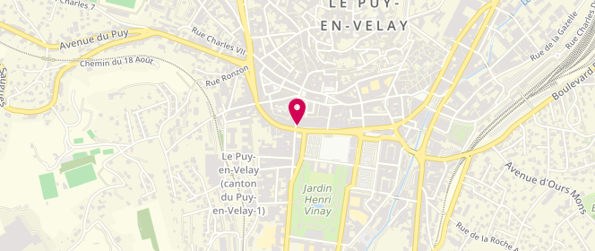 Plan de Croq'en Bouche, 31 Rue Saint-Gilles, 43000 Le Puy-en-Velay
