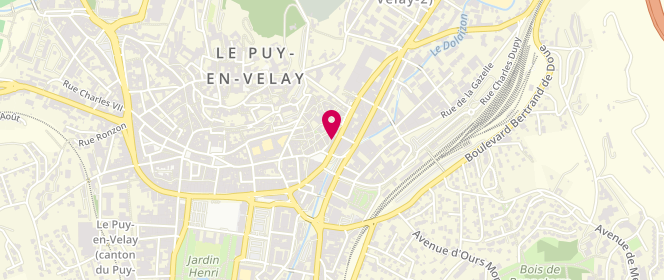 Plan de Boulangerie - Pâtisserie la Folie Douce, 9 Faubourg Saint-Jean, 43000 Le Puy-en-Velay