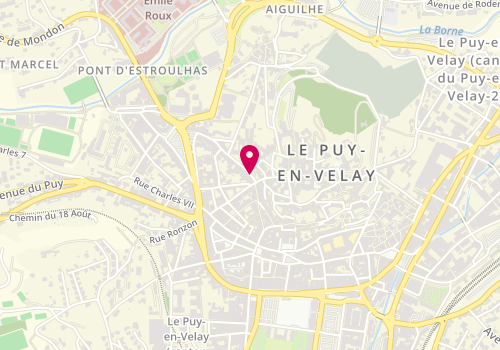 Plan de Boulangerie Coste, 7 Rue Farges, 43000 Le Puy-en-Velay