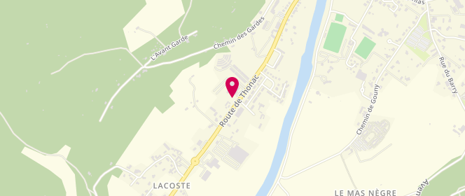 Plan de Les saveurs d'Âme, 344 Route de Thonac, 24290 Montignac-Lascaux