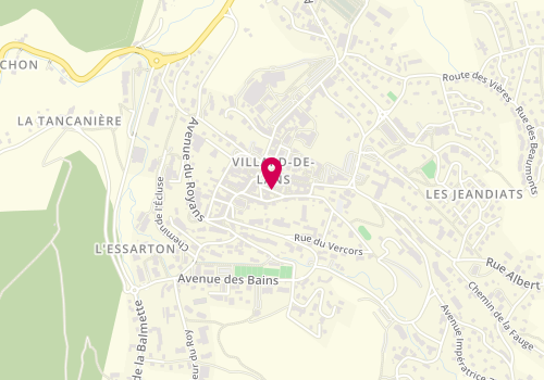 Plan de La Boule d'Antan, 50 Rue Vaucanson, 38250 Villard-de-Lans