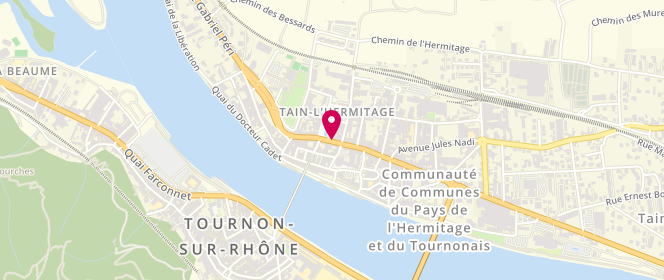 Plan de Carrefour City, 35 avenue Jean Jaurès, 26600 Tain-l'Hermitage
