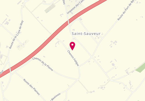 Plan de SAS Marie Praline, 41 Route de Grenoble Zone Artisanale la Maladiere, 38160 Saint-Sauveur