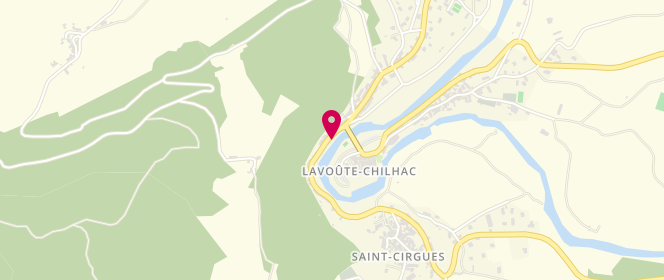 Plan de Mon Boulanger, Rue de Lavolte, 43380 Lavoûte-Chilhac
