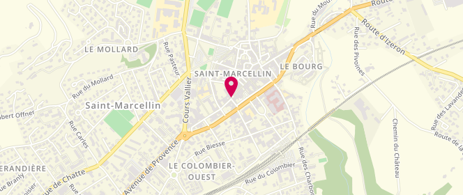 Plan de Boulangerie Miranda, 59 Grande Rue, 38160 Saint-Marcellin