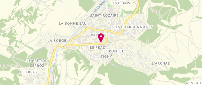 Plan de Au Chant du Pain, Av. De la Vall. d'Or, 73450 Valloire