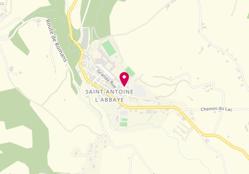 Plan de La Fine Boulangerie, 41 chemin de l'Enclos, 38160 Saint-Antoine-l'Abbaye