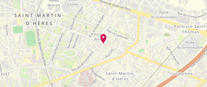 Plan de Boulangerie Pâtisserie COUTO, 234 avenue Ambroise Croizat, 38400 Saint-Martin-d'Hères