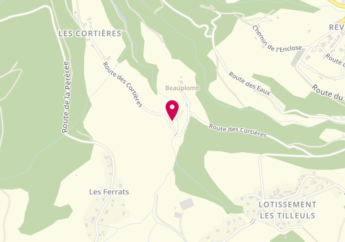 Plan de POLITO Frédéric, 900 Route des Cortières, 38410 Saint-Martin-d'Uriage
